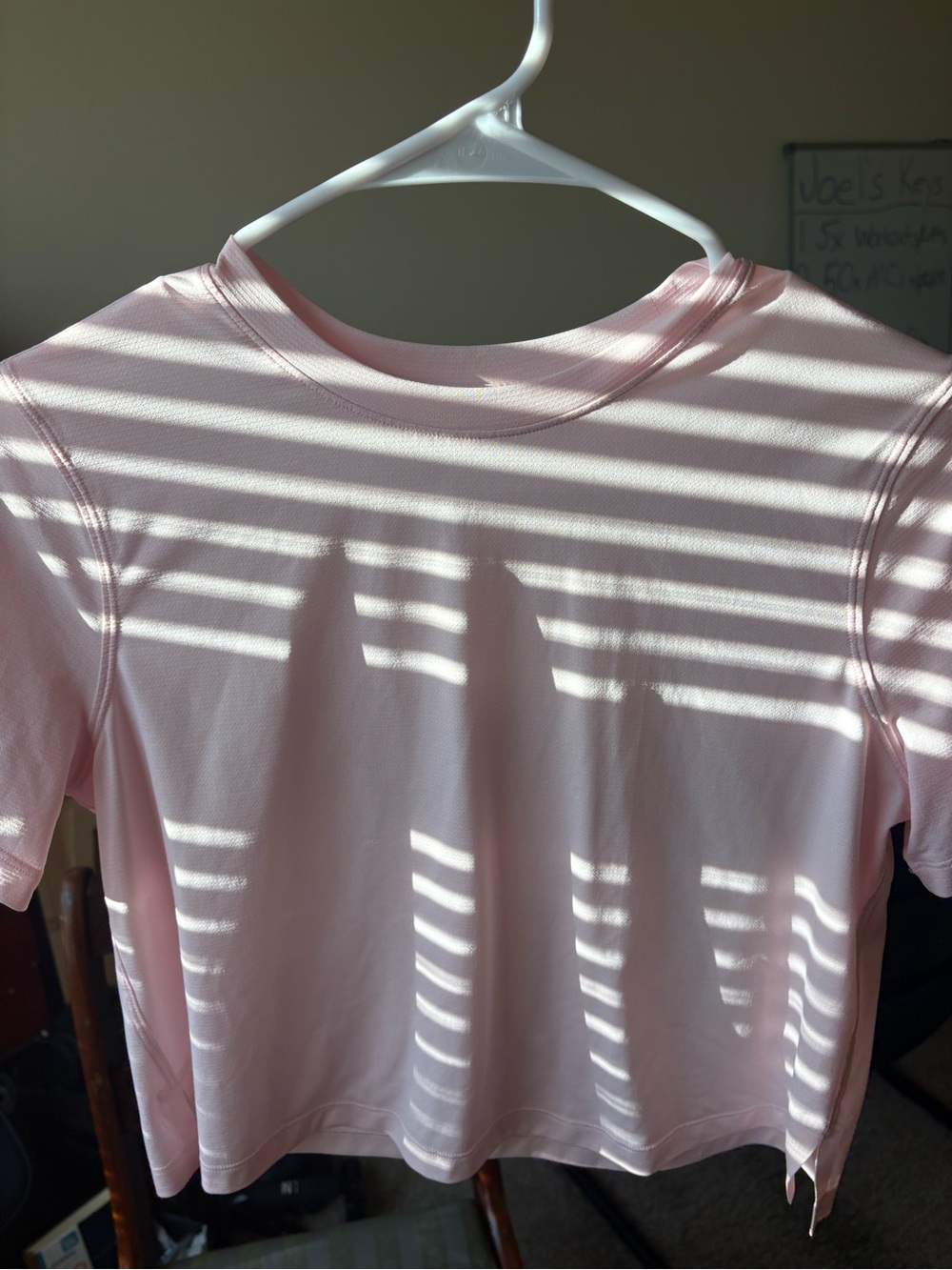 Pink Short-Sleeve Lululemon Top
